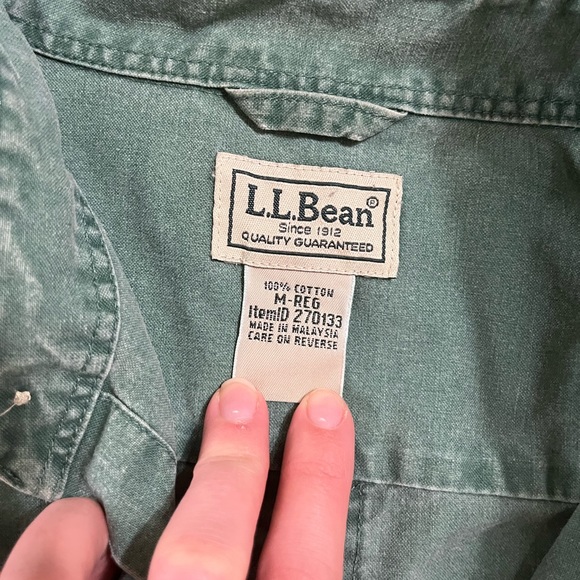 L.L. bean vintage button down shirt - Picture 6 of 9
